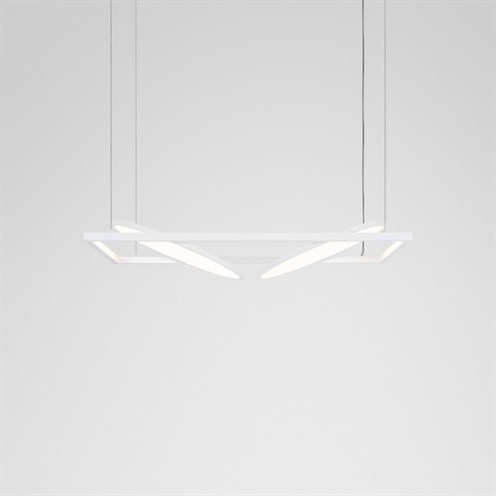 Modular+Geometry Suspended Adjustable 672x1288 2x LED 42W 4634lm 3000K CRI>90, rippvalgusti, valge, liiteseadmeta, riputi tellida eraldi